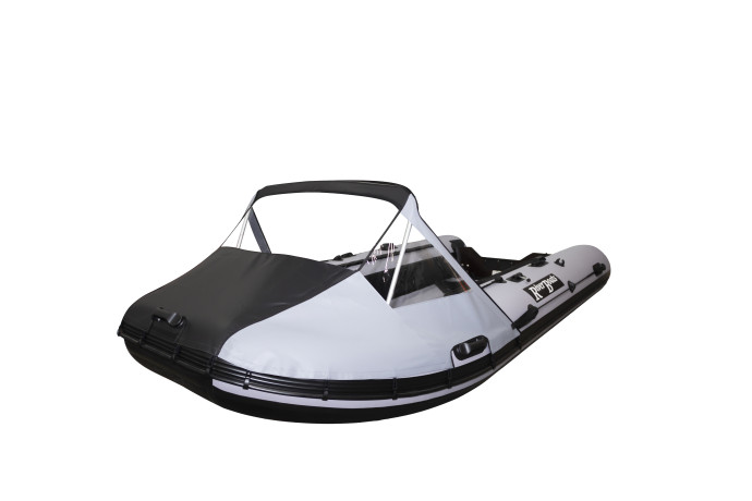 Прозрачный носовой тент на лодку Reef Скат 350