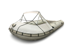 Прозрачный носовой тент на лодку Флагман DK 370 Игла Jet