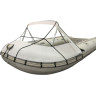 Прозрачный носовой тент на лодку Виктория 295