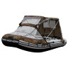 Тент трансформер КОМБИ на лодку Хантер 420 Про НДНД